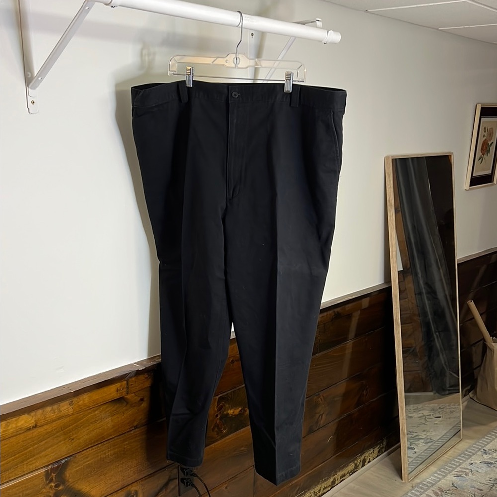 Comfort Zone by George Foreman Black Chino Pants-‎ 48x30